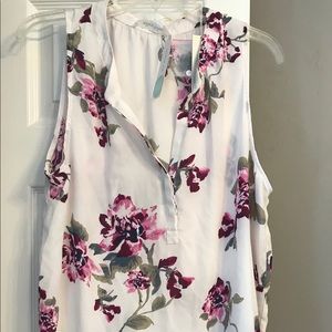 Stitch Fix Alice Blue Simona Henley Blouse NWT